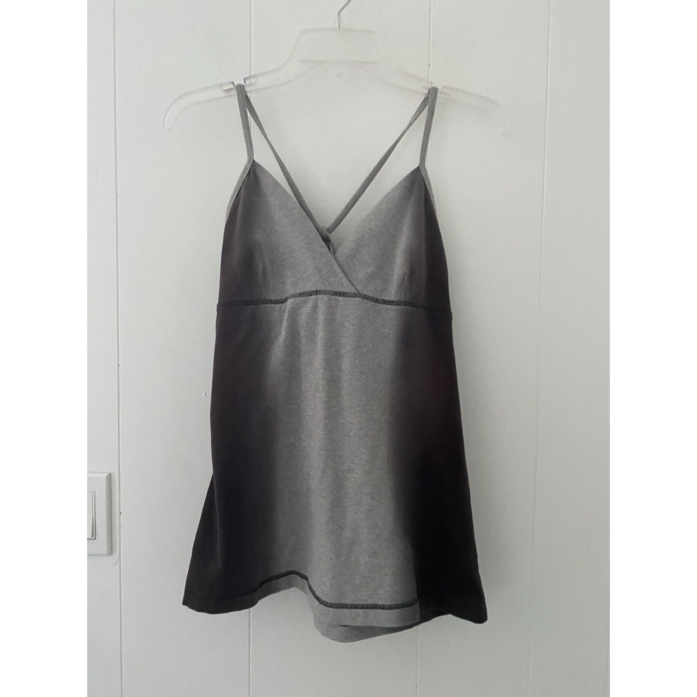 Lululemon Athletica Women's Satya Tank Heathered‎ Grey Size 10